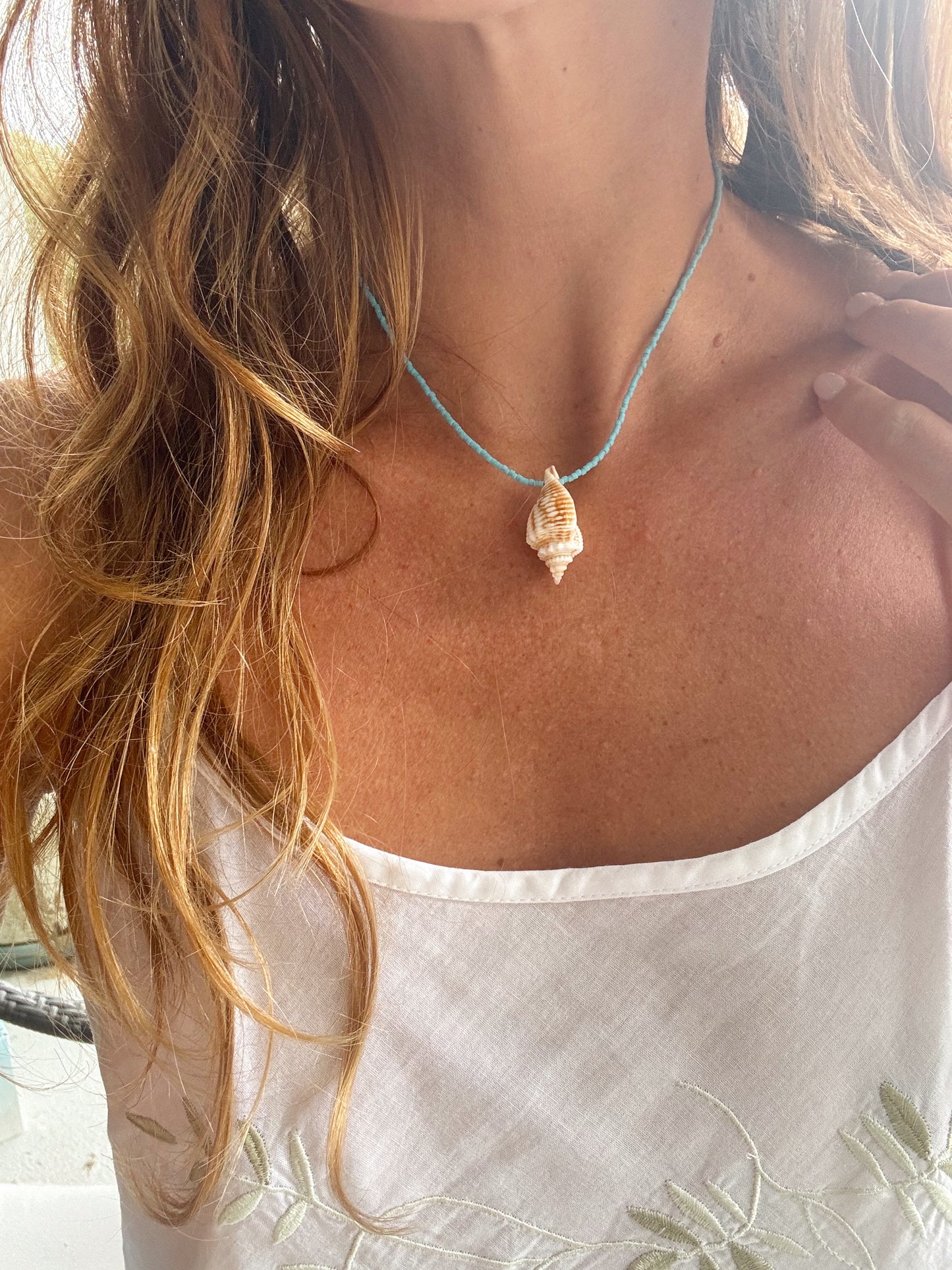 Blue aura conch