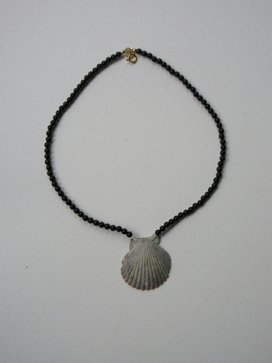 Onyx Heart Necklace