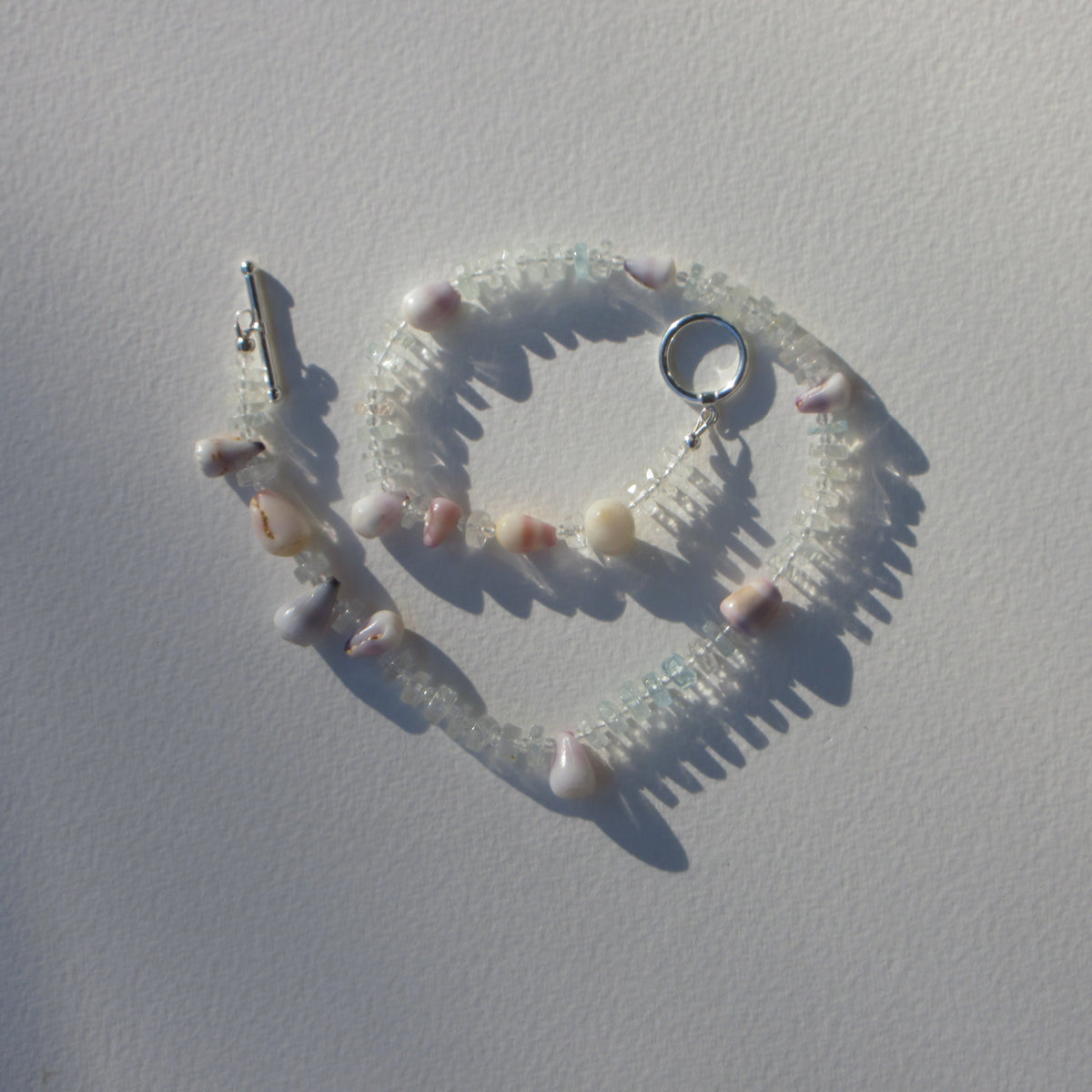 Baby Cone Aquamarine Wrap Bracelet