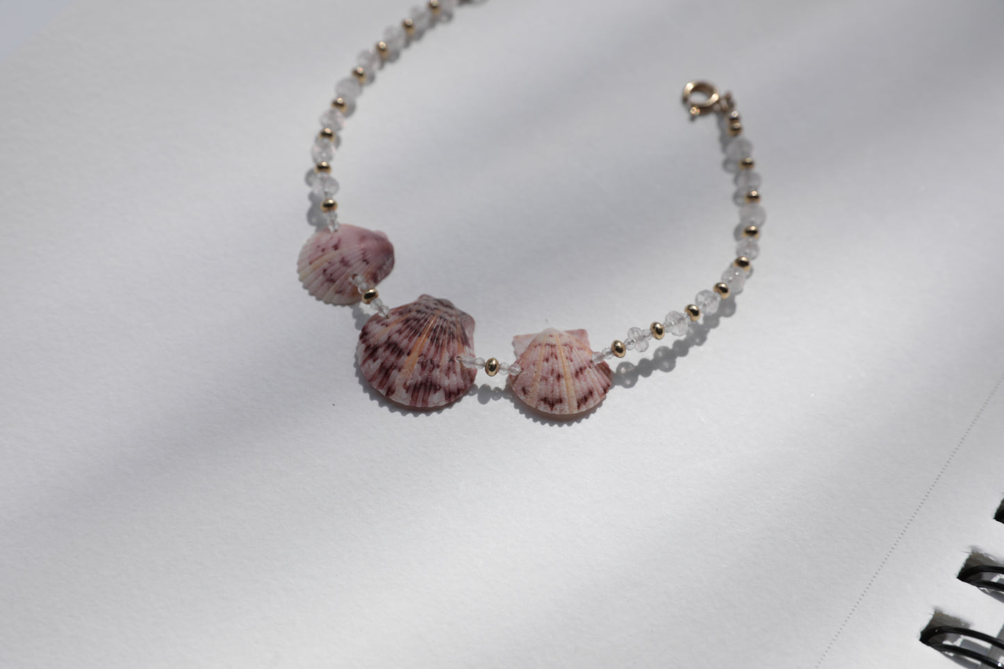 Triple Crown Scallop Anklet