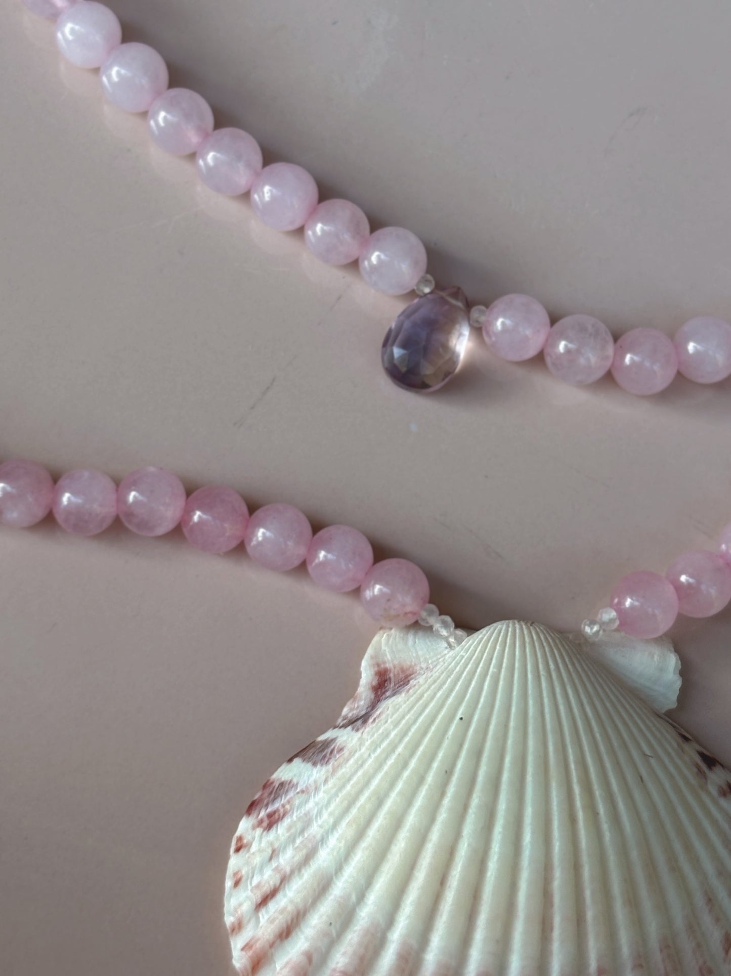 Double Wrap Rose Quartz